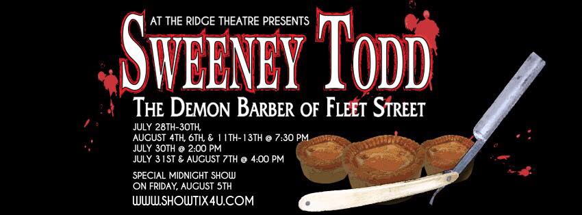‘Sweeney Todd’ Comes to Kent, July 28 – Aug. 13