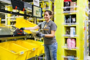The Kent, Washington fulfillment center contributed to Amazon's 2016 holiday success.