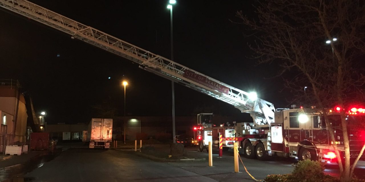 Firefighters Put Out Fire in Commercial Building