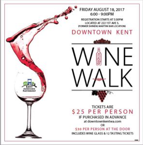 Kent Event: KDP Wine Walk August 2017