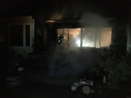 Kent News: An early morning house fire displaces four Kent residents.