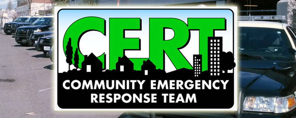 Community Emergency Response Team (CERT) training begins March 8