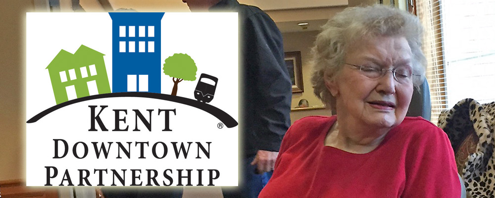 Kent Downtown Partnership: ‘Happy 90th Birthday Dee Moschel!’