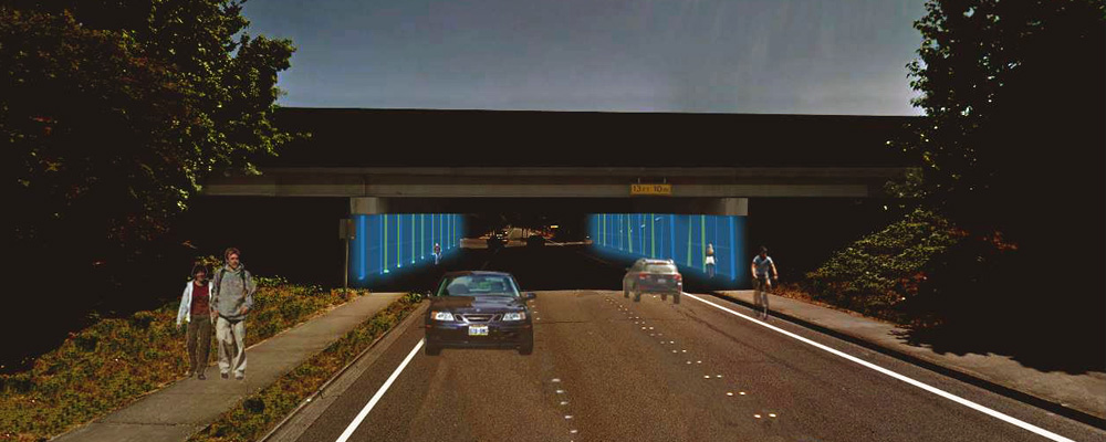 New lighting project under 167/Meeker Street overpass will light up May 10