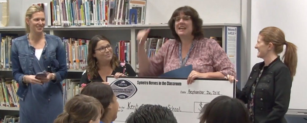 Kent Elementary teacher Michelle Schram wins ‘Hero in the Classroom’ Award
