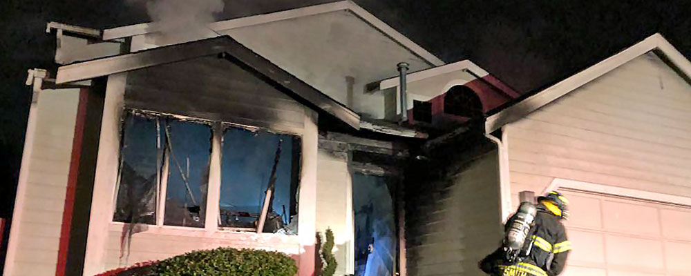 All residents safe after fire burns home in Kent Sunday night
