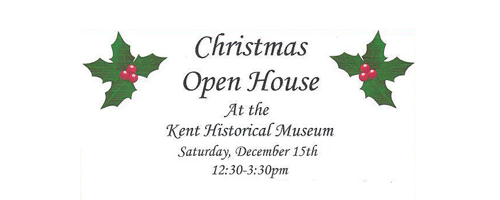 Greater Kent Historical Society’s Christmas Open House is Saturday