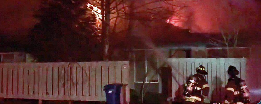 Fire hits home on Kent’s east hill early Sunday