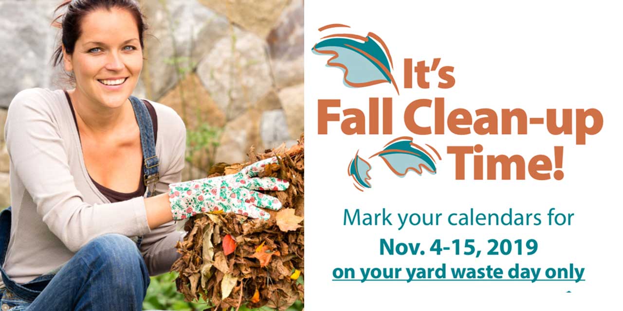 Kent residents can set out extra yard waste/garbage from Nov. 4–15