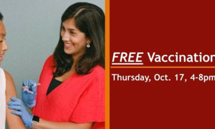 Free vaccination clinic for K-12 students will be Thurs., Oct. 17