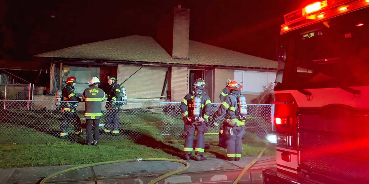 Fire burns house in Kent Tuesday night