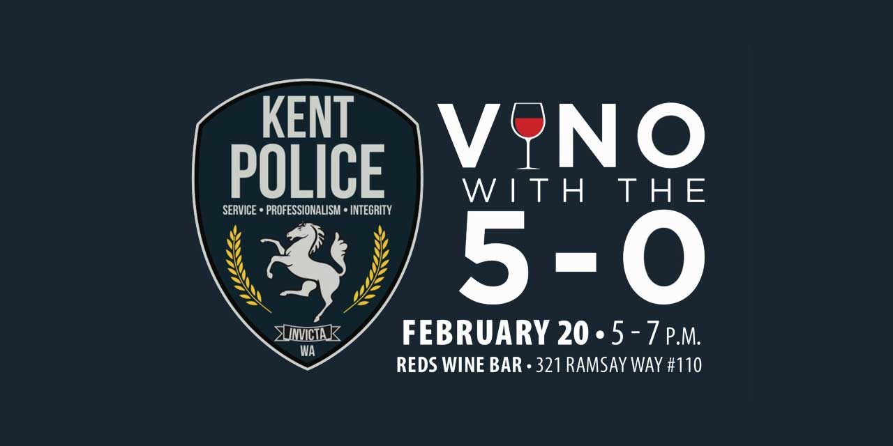 Kent Police Department’s ‘Vino With the 5-0’ is Thursday night