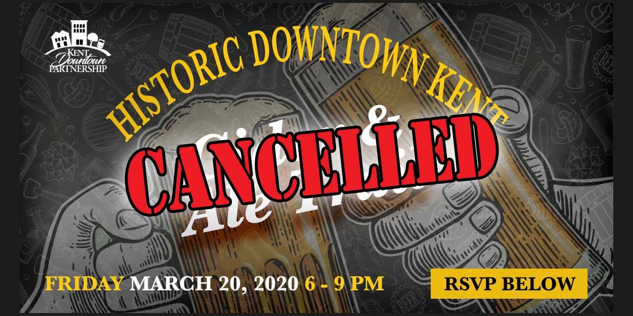 Kent Downtown Partnership cancels its March 20 Cider and Ale Trail