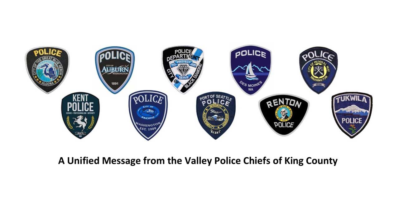Chief Padilla part of Unified Message from Valley Police Chiefs of King County