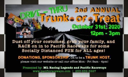 Halloween is ON with a safe ‘Trunk or Treat’ at Pacific Raceways in Kent on Halloween