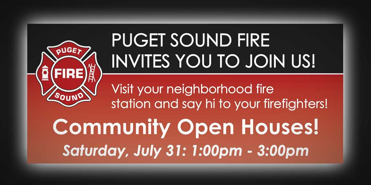 Puget Sound Fire holding Open Houses this Saturday, July 31