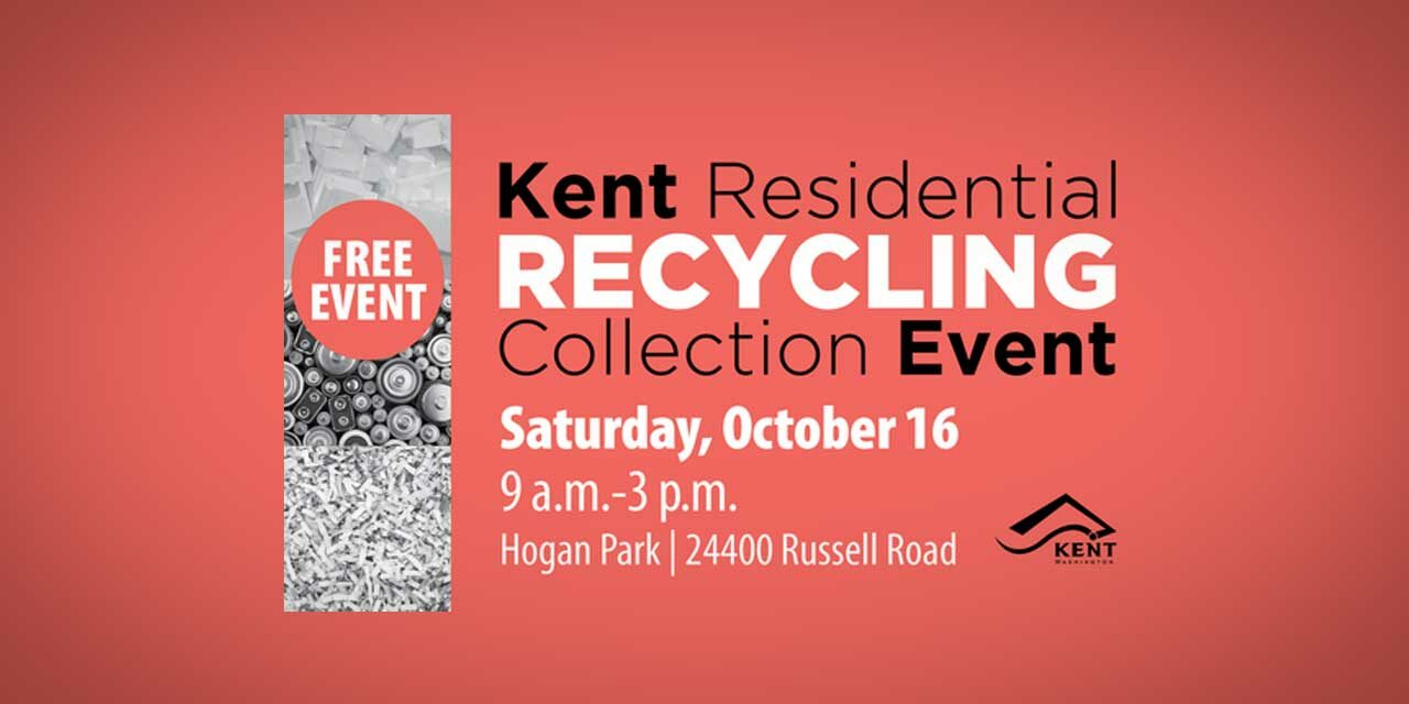 Fall Recycling Collection event will be at Hogan Park Saturday, Oct. 16