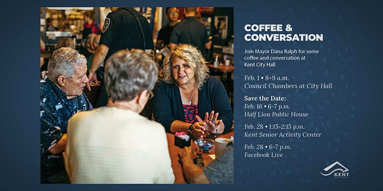 Have Coffee & Conversation with Mayor Ralph at 4 upcoming events in February