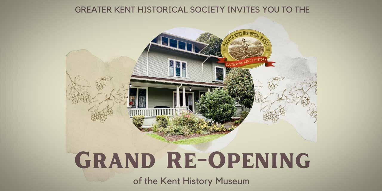Grand Re-Opening celebration of Kent History Museum will be Saturday, April 2