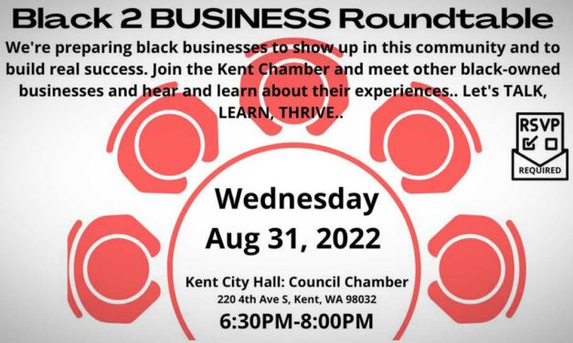 Kent Chamber’s ‘Black 2 Business Roundtable’ will be Wed., Aug. 31