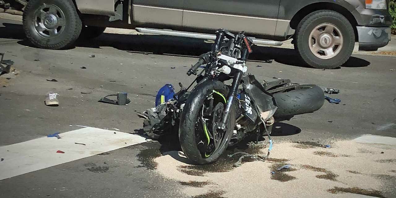 Truck vs motorcycle collision in Kent sends 1 to Harborview in critical condition