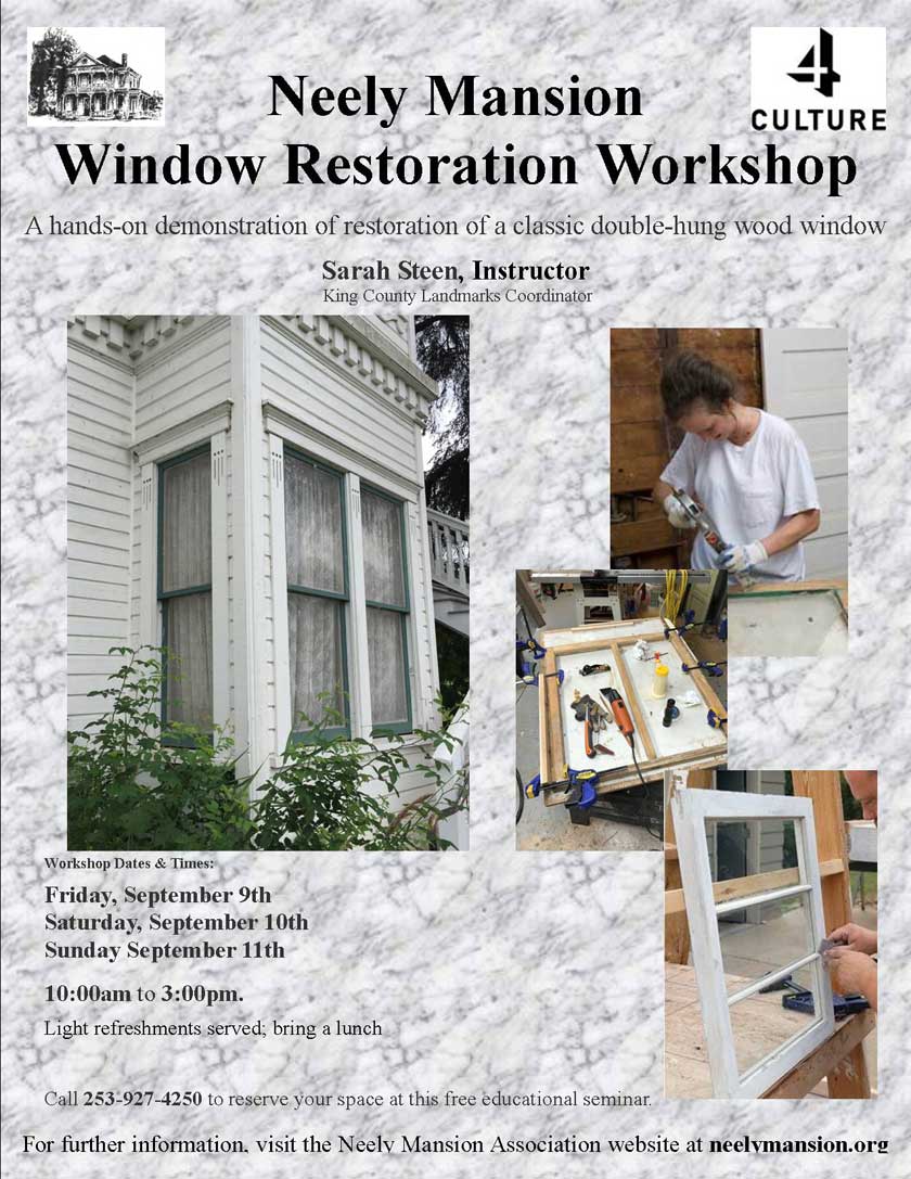 Neely Window Restoration Workshop II6.0KM