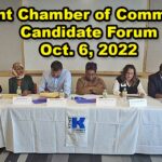 VIDEO: 9 candidates running for 5 local offices debate at Kent Chamber forum
