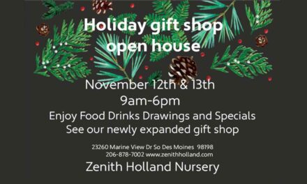 Enjoy inspiring holiday splendor and savings at Zenith Holland Gift Shop Open House Nov. 12 & 13